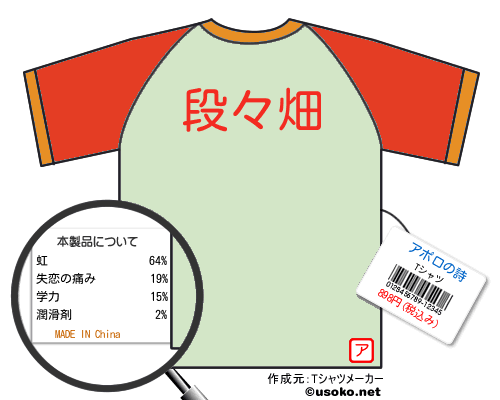 アポロの詩のＴシャツメーカー結果