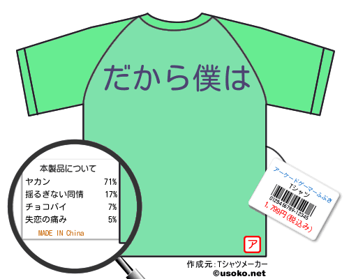 アーケードゲーマーふぶきのＴシャツメーカー結果