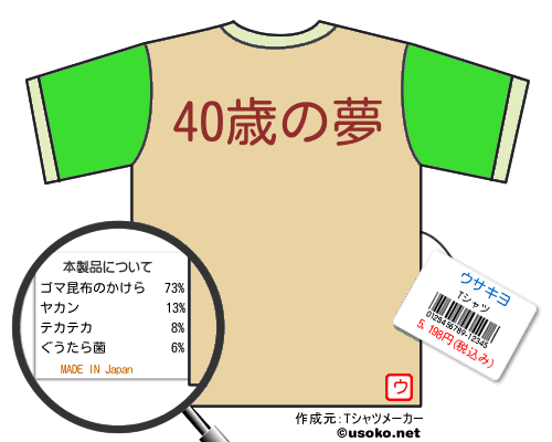 ウサキヨのＴシャツメーカー結果