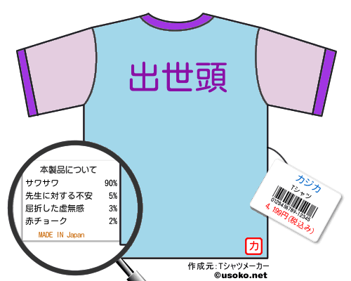 カジカのＴシャツメーカー結果