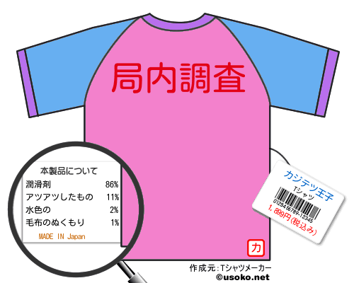 カジテツ王子のＴシャツメーカー結果
