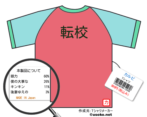カルビのＴシャツメーカー結果