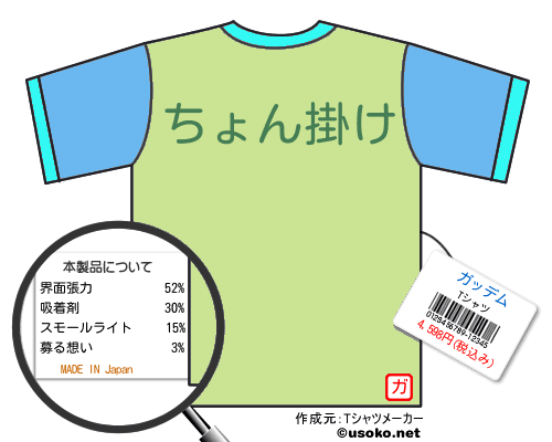 ガッデムのＴシャツメーカー結果