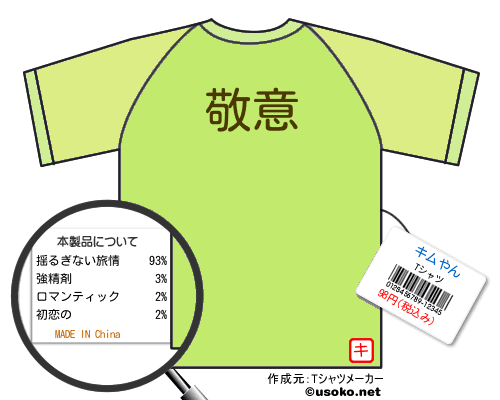 キムやんのＴシャツメーカー結果