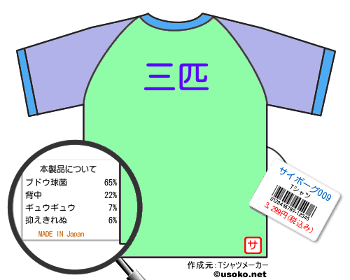 サイボーグ009のＴシャツメーカー結果