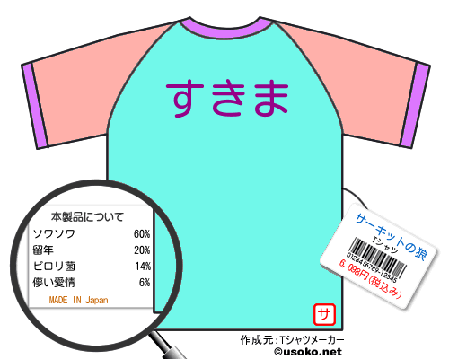 サーキットの狼のＴシャツメーカー結果