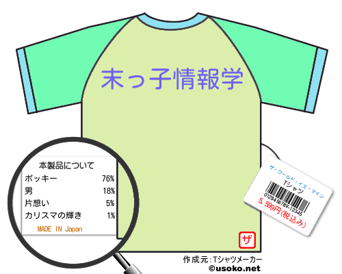 ザ・ワールド・イズ・マインのＴシャツメーカー結果