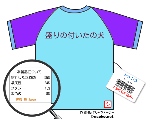 ショコラのＴシャツメーカー結果