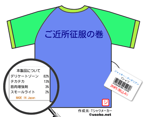 ジャッキー・グーデリアンのＴシャツメーカー結果