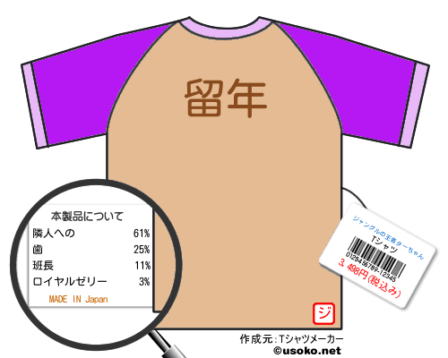 ジャングルの王者ターちゃんのＴシャツメーカー結果