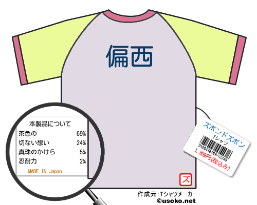 ズボンドズボンのＴシャツメーカー結果