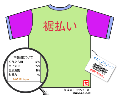 セカンドステージのＴシャツメーカー結果