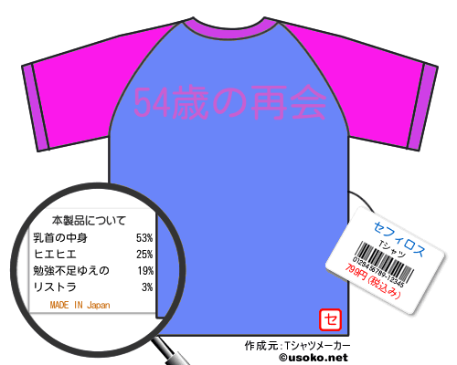 セフィロスのＴシャツメーカー結果