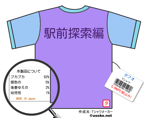 タフオのＴシャツメーカー結果