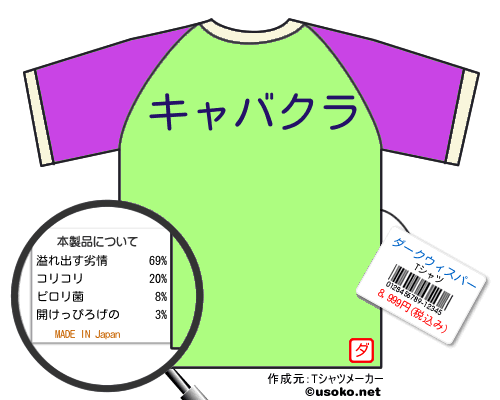 ダークウィスパーのＴシャツメーカー結果
