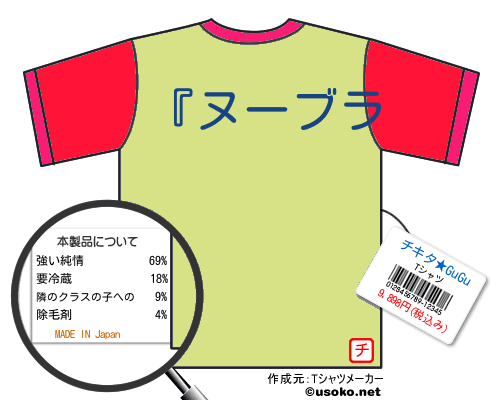チキタ★GuGuのＴシャツメーカー結果