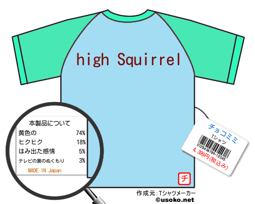チョコミミのＴシャツメーカー結果
