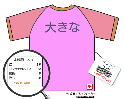チンプイのＴシャツメーカー結果