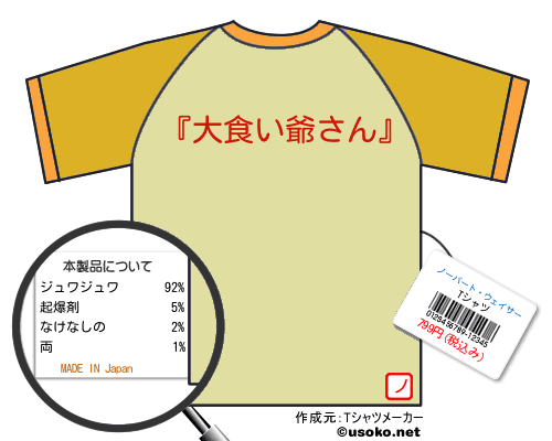 ノーバート ウェイサーtシャツ