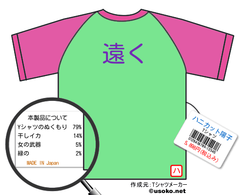 ハニカット陽子のＴシャツメーカー結果