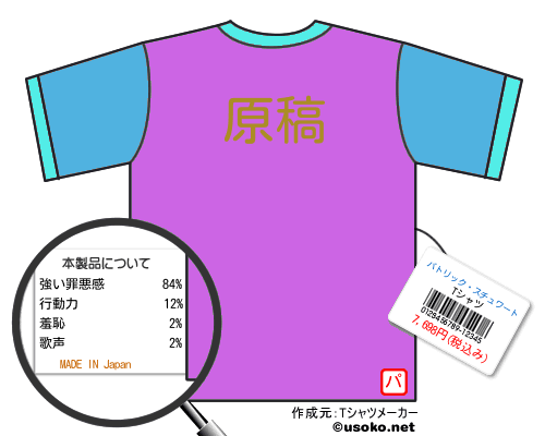 パトリック・スチュワートのＴシャツメーカー結果