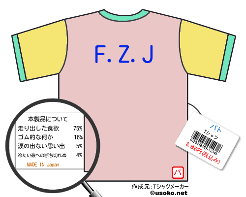 パトのＴシャツメーカー結果