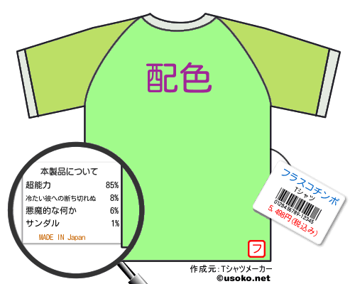 フラスコチンポのＴシャツメーカー結果