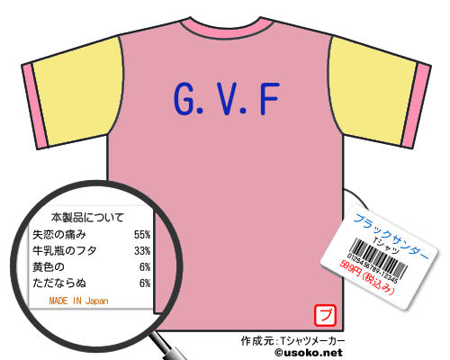 ブラックサンダーのＴシャツメーカー結果