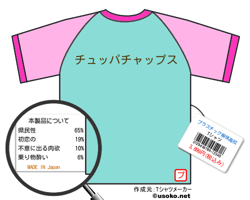 プラスチック解体高校のＴシャツメーカー結果