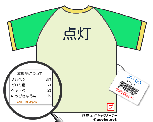 プリモラのＴシャツメーカー結果