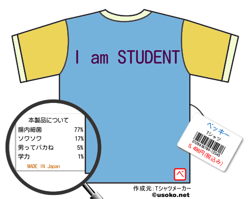 ベッキーのＴシャツメーカー結果