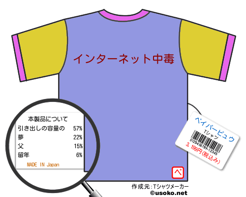 ペイパービュウのＴシャツメーカー結果