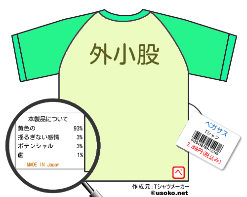 ペガサスのＴシャツメーカー結果