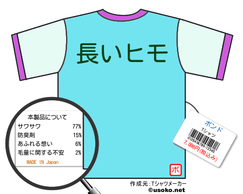 ボンドのＴシャツメーカー結果