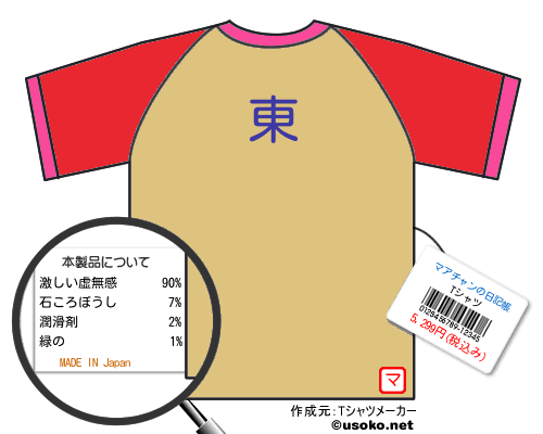 マアチャンの日記帳のＴシャツメーカー結果