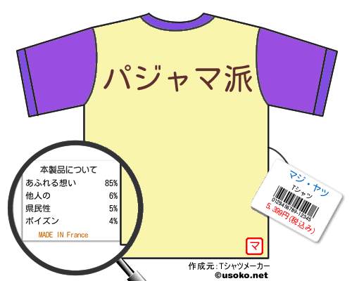 マジ・ヤツのＴシャツメーカー結果