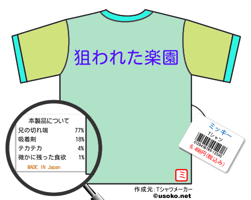 ミッキーのＴシャツメーカー結果