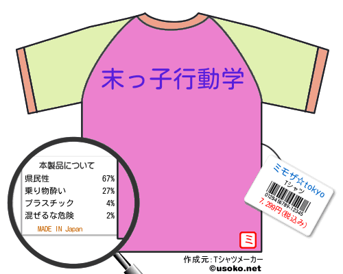 ミモザ☆tokyoのＴシャツメーカー結果