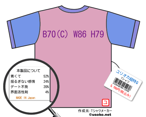ユリオカ超特QのＴシャツメーカー結果