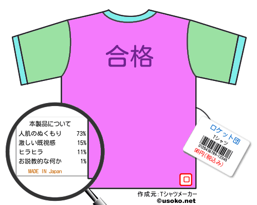 ロケット団のＴシャツメーカー結果
