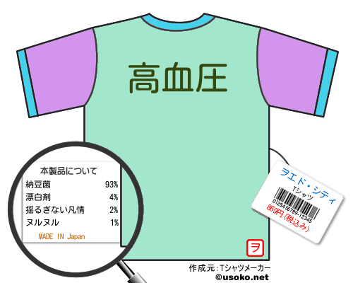 ヲエド・シティのＴシャツメーカー結果