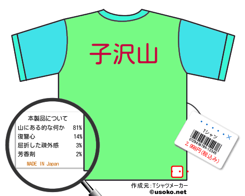 �����のＴシャツメーカー結果