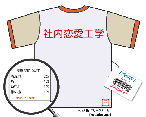 三浦由香子tシャツ