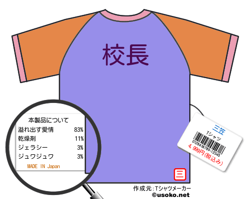 三笠のＴシャツメーカー結果