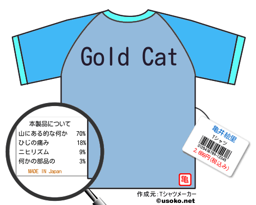 亀井絵里のＴシャツメーカー結果