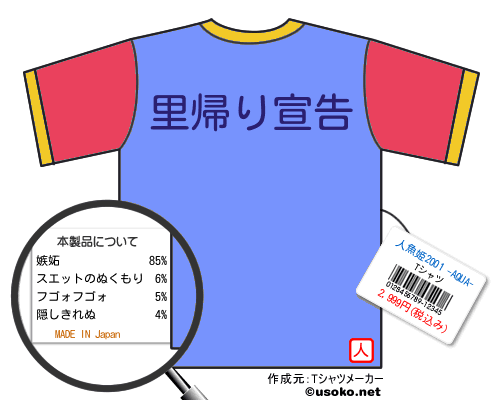 人魚姫2001 -AQUA-のＴシャツメーカー結果