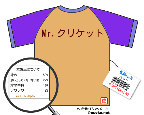 佐藤公彦のＴシャツメーカー結果