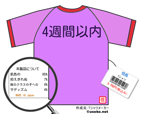 信長のＴシャツメーカー結果