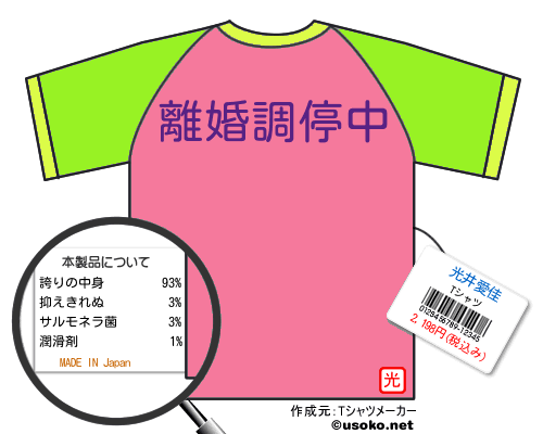 光井愛佳のＴシャツメーカー結果