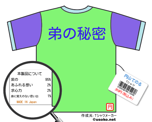 円山てのるのＴシャツメーカー結果